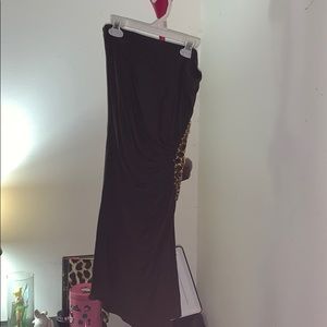 Forever 21 Strapless Jeweled Dress